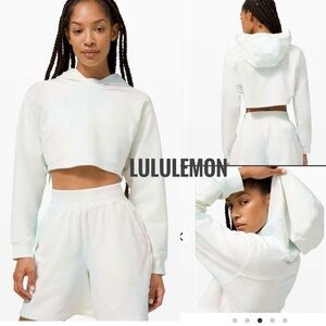 lululemon athletica women’s LA All Yours Cropped Hoodie size 8
